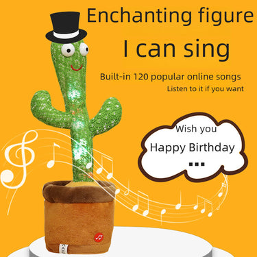 Dancing Cactus Toy – Singing, Talking & Twisting Fun Doll